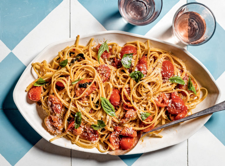 Linguine with Cherry Tomatoes from Sundays with Sophie - Bobby Flay